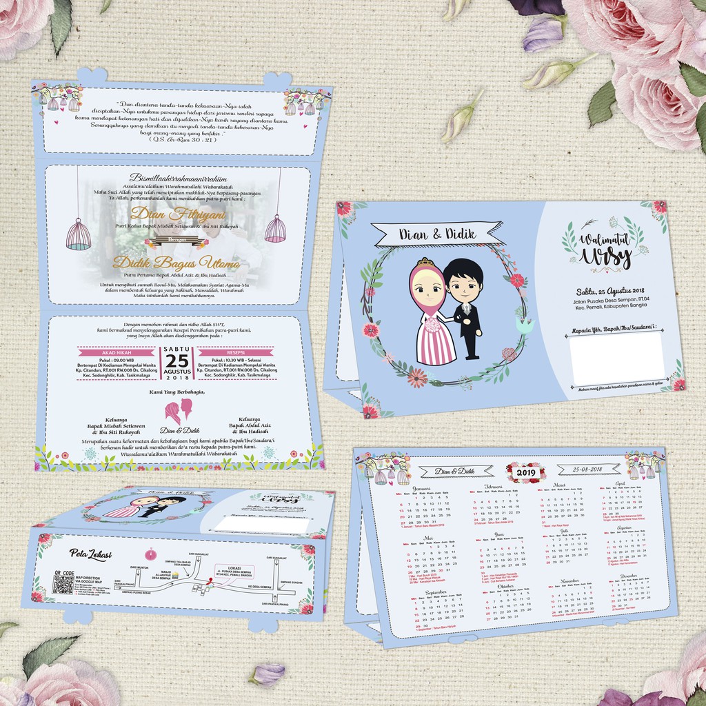 

UNDANGAN PERNIKAHAN PROMO KALENDER BIRU