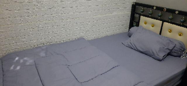 Ww Bed Cover Vito Signature - Polos - Pilihan Warna - Flat - 120x200 (single)