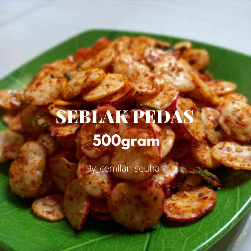 seblak kerupuk pedas daun jeruk isi 500 gram