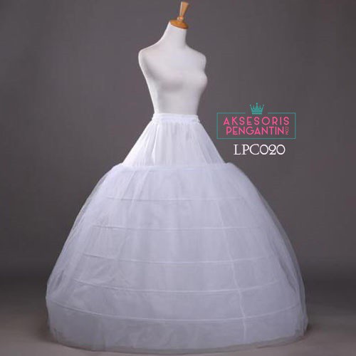 [SIAP KIRIM] ROK NGEMBANG PETTICOAT BALL GOWN GRADE A 6 RING PETIKUT PETICOAT LPC020