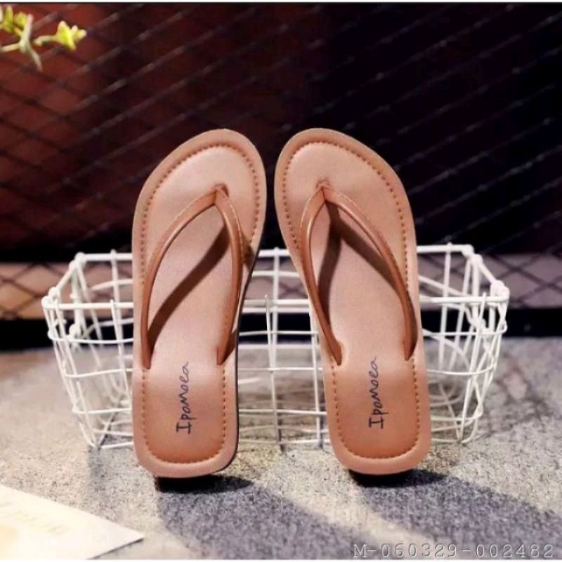 sandal wedges wanita ipomoea