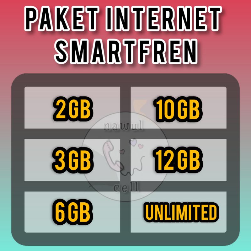 TERMURAH PAKET KUOTA INTERNET SMARTFREN UNLIMITED KUOTA NON STOP