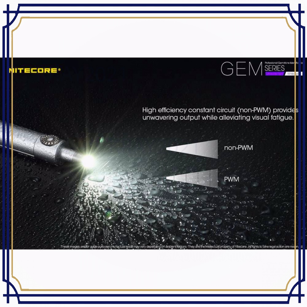 GEM8 Senter Indentifikasi Batu Mulia XP-L HI V3 500 Lumens