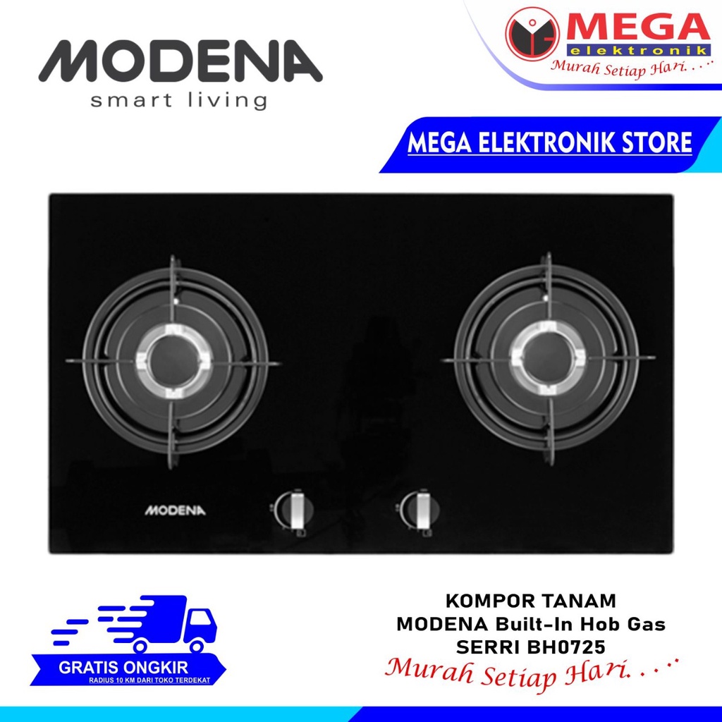 KOMPOR TANAM 2 TUNGKU MODENA BH-0725 / BH 0725