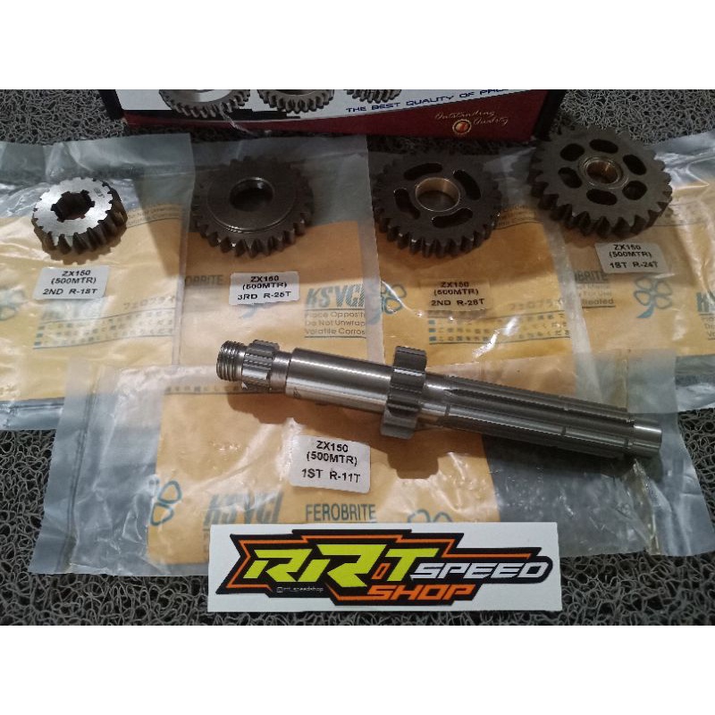 GEAR RATIO / RASIO NINJA 500M QTT RACING