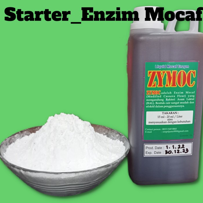 

BISA COD Enzim/Starter Mocaf