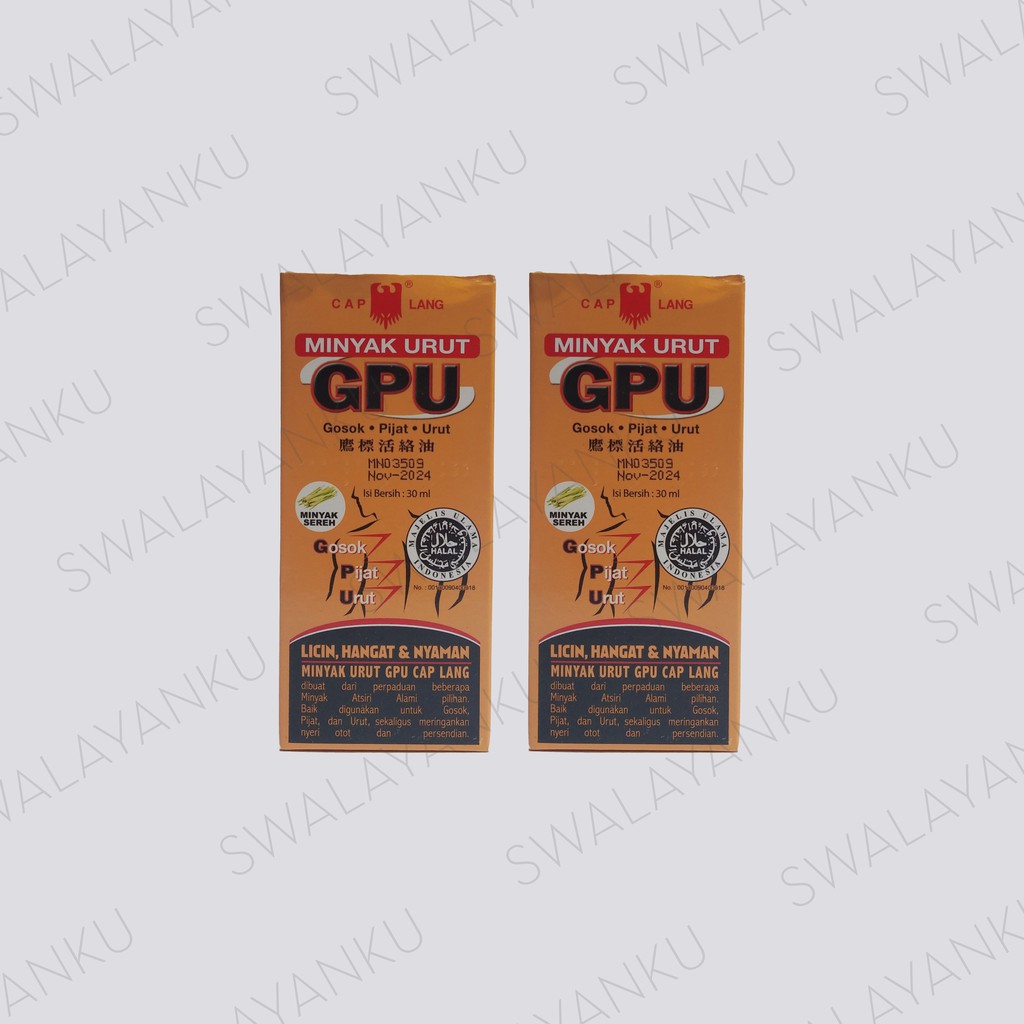 GPU MINYAK URUT 30ML