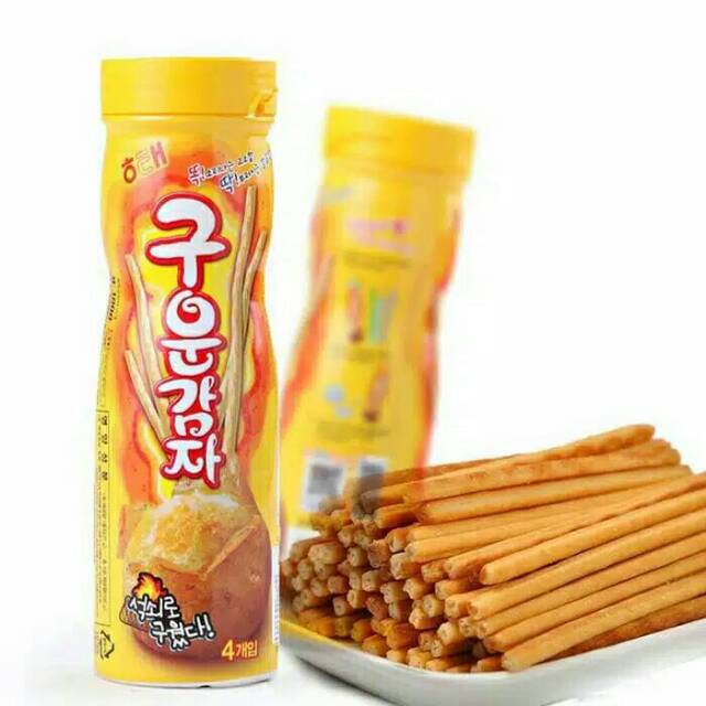 

Korean Haitai Potato Baked Stick, Stik Kentang Panggang, Snack Korea