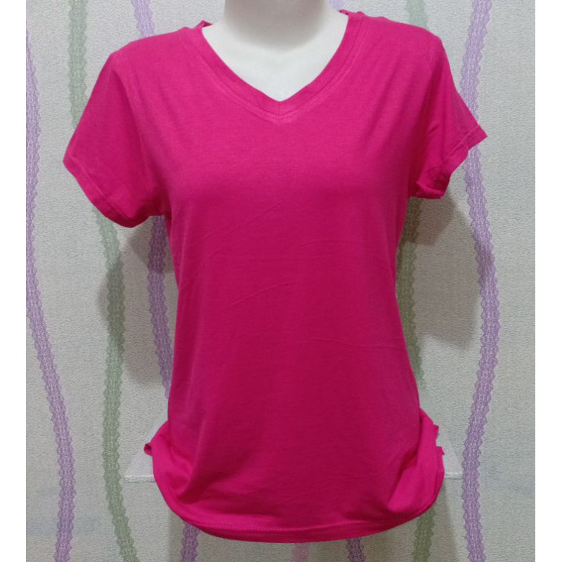 SALE KAOS ATASAN WANITA POLOS V NECK SALE KAOS WANITA