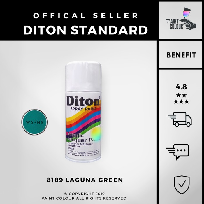 Diton 8189 Laguna Green Cat Semprot/Pylox/Samurai Motor/Helm/Gundam