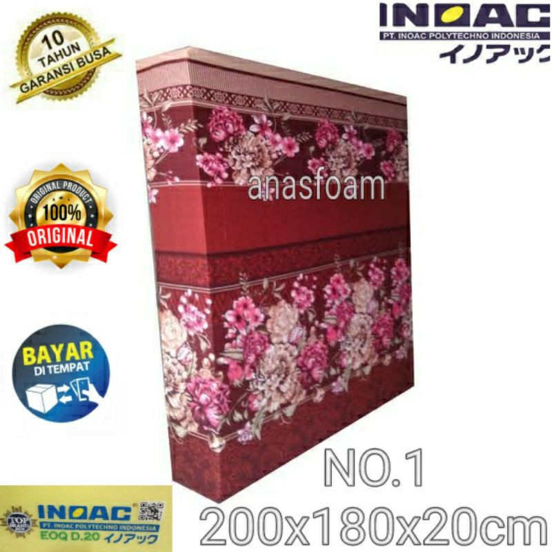 Kasur Busa Inoac 200x180x20cm/Kasur Busa Inoac No.1/Kasur Busa Inoac