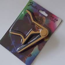 Capo Gitar Fender FE08 Universal High Quality Aluminium Alloy Metal Kunci Penjepit Guitar perubahan