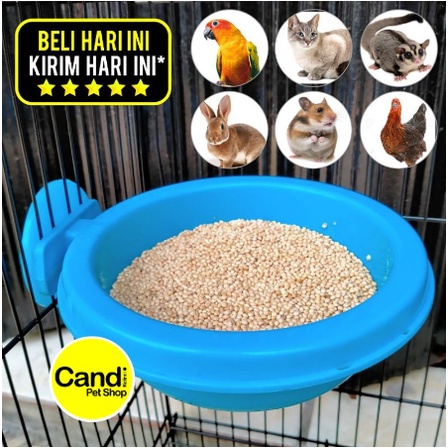 TEMPAT MAKAN GANTUNG - Tempat Makan Minum Kucing Kelinci Anjing Tempat Makan Gantung