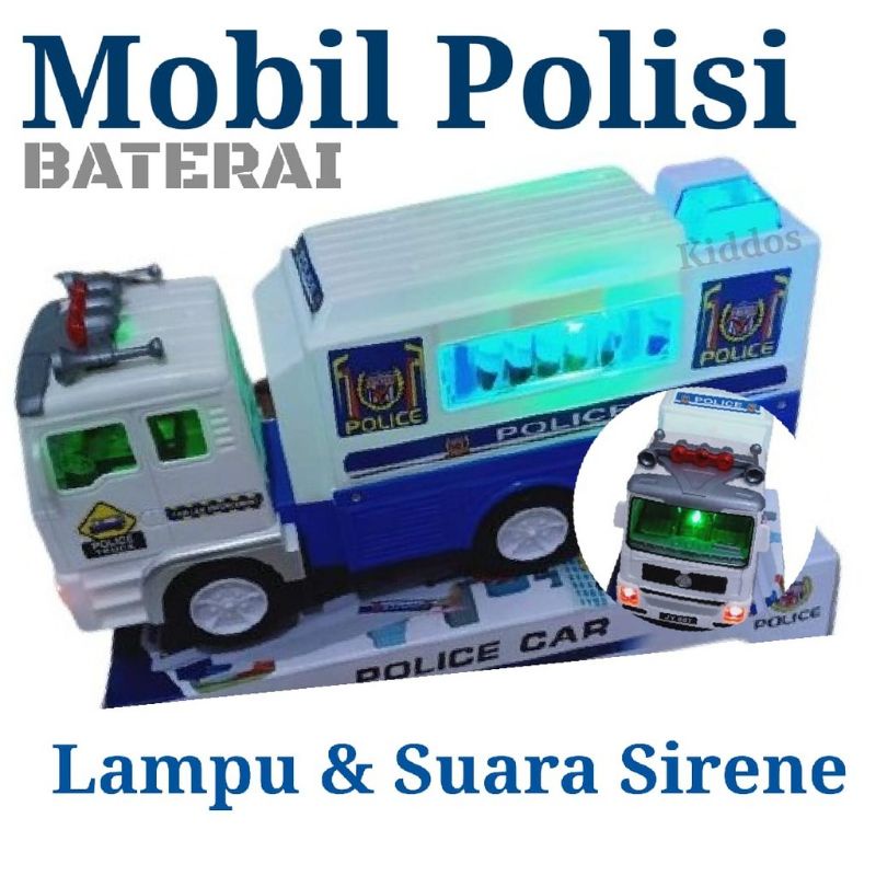 MAINAN ANAK MOBIL TRUCK POLISI JY678