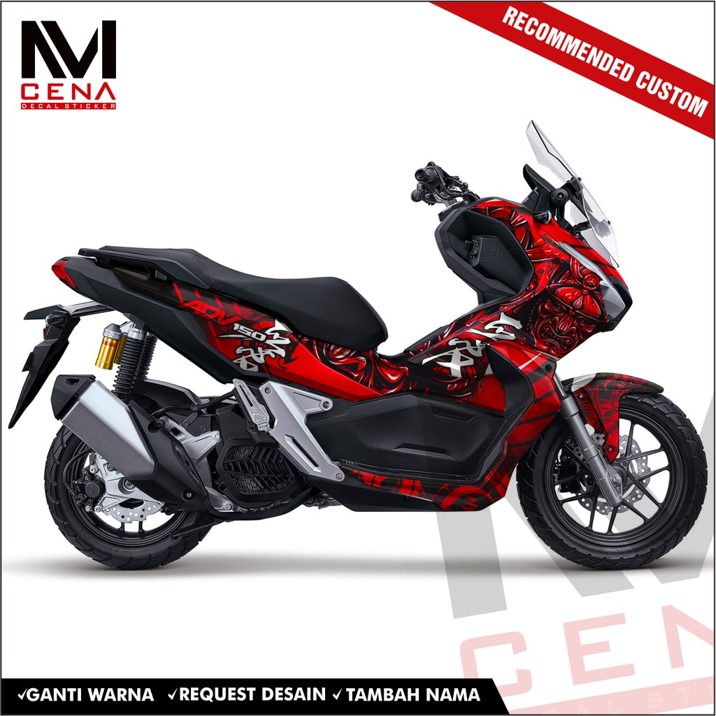 Sticker DECAL Honda ADV 150 full body, Sticker ADV, Sticker ADV 150 ,striping ADV 150 kanji