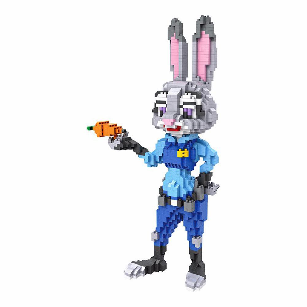 LOZ BLOCKS CREATOR 9030 JUDY ZOOTOPIA / MAINAN ANAK EDUKASI BRICKS BLOCK