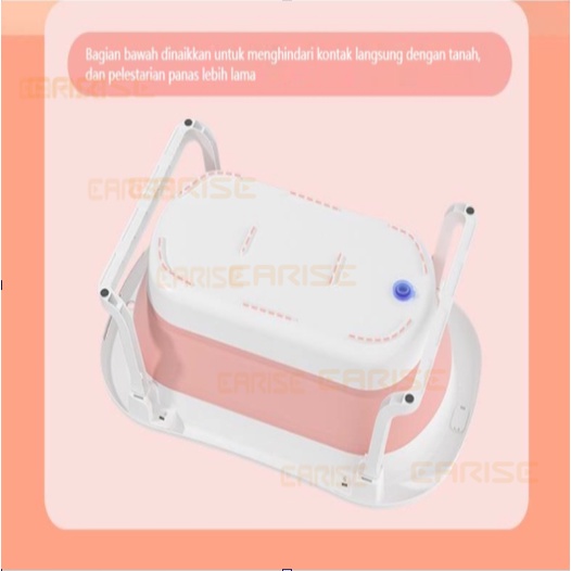 POTE - Bak Mandi Bayi Lipat Foldable Silicone Bathtub Folding Baby Portable Bathtub Bayi Produk Anak-Anak Yang Baru Lahir