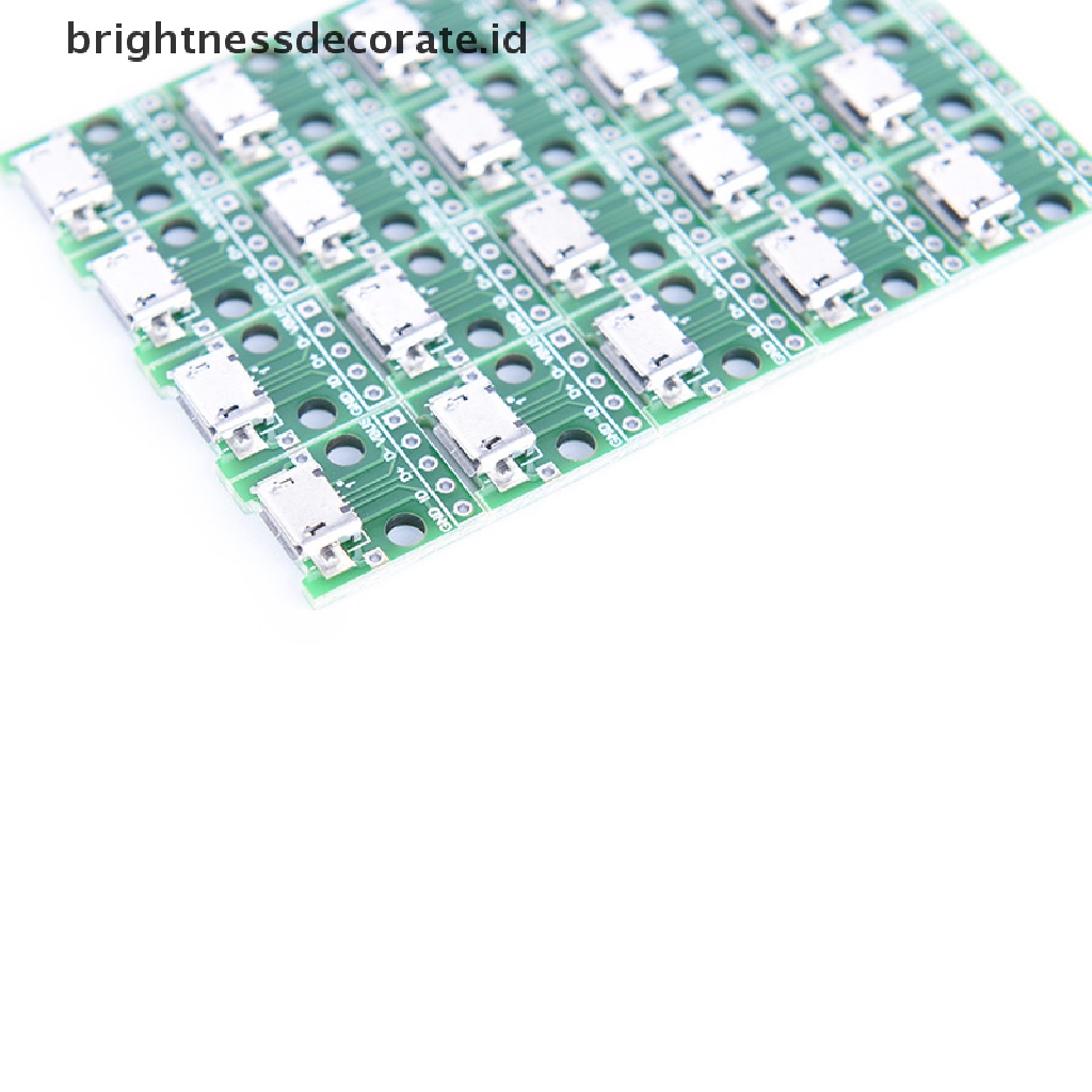 [birth] 20pcs micro usb to DIP 2.54mm adapter connector module board panel female 5-pin [ID]