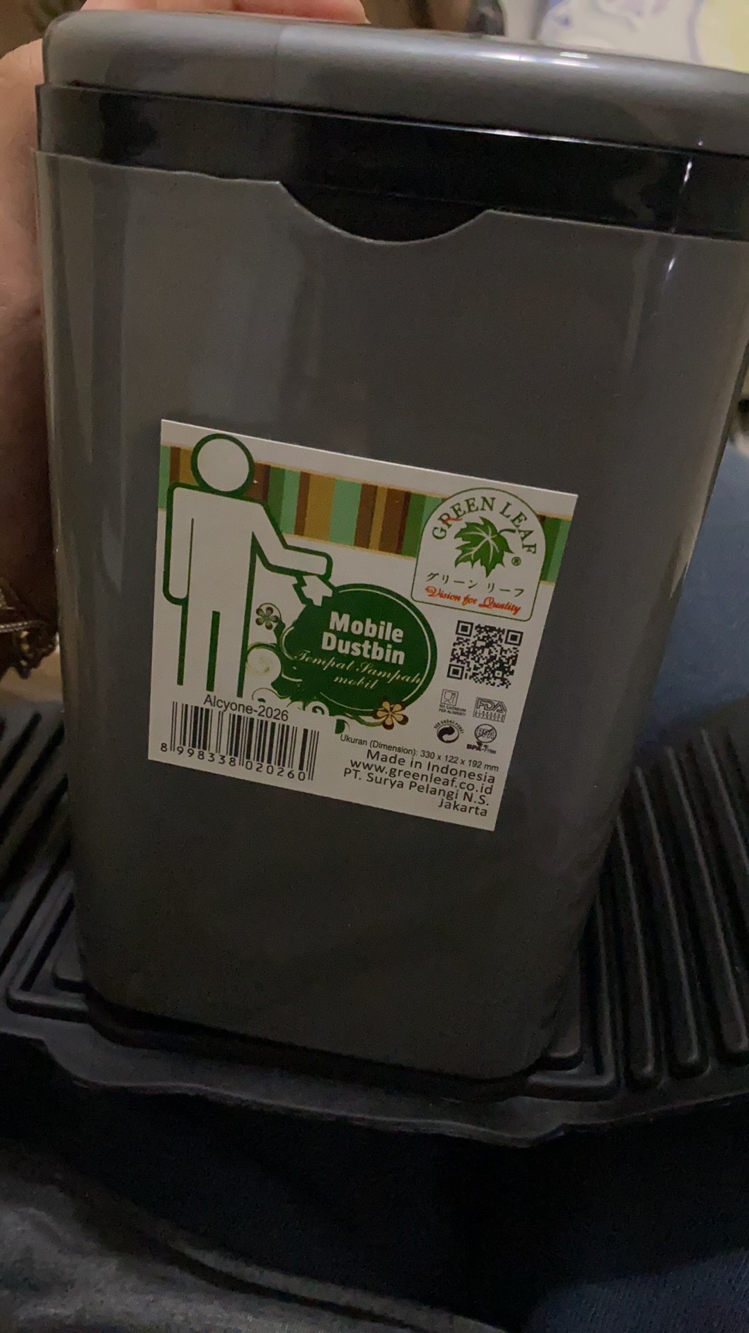 Tempat Sampah Mobil Greenleaf