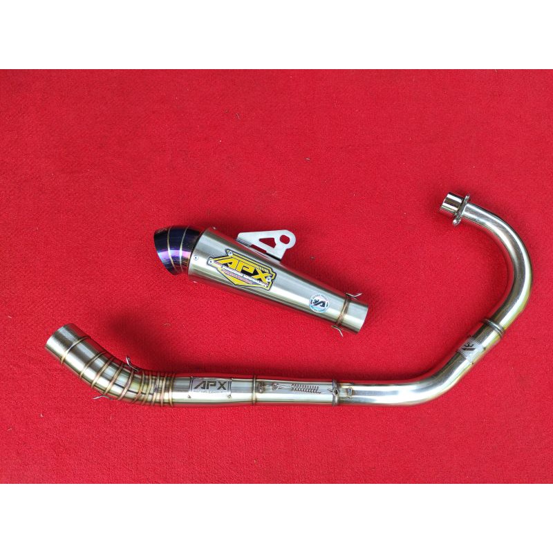 knalpot engker knalpor apx boreup porting 200cc vixion fu