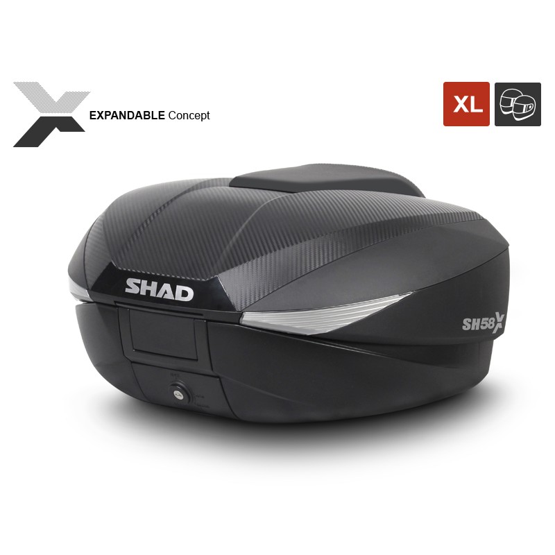 SHAD SH58X Dark Grey - Top Box Motor