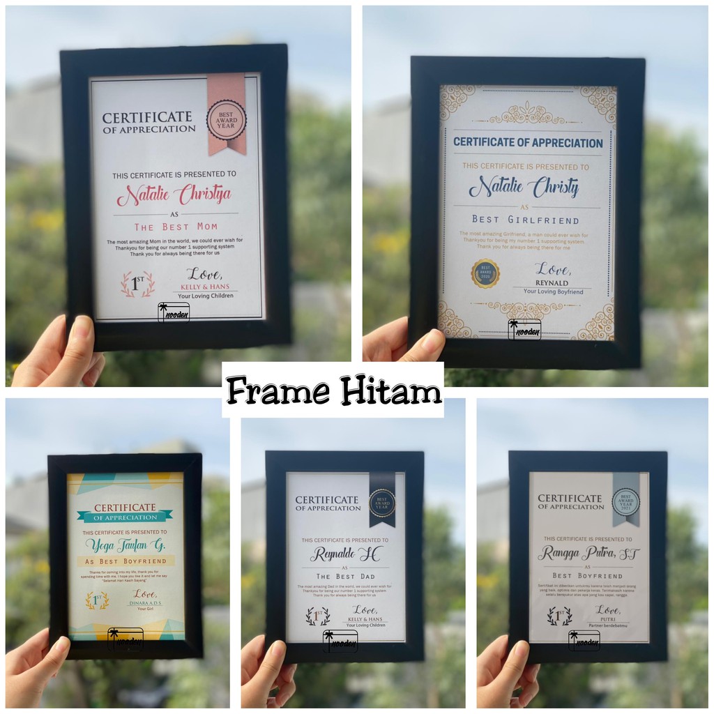[SEHARI JADI] FRAME CERTIFICATE SERTIFIKAT BEST BOYFRIEND WISUDA KAYU FOTO 5R CUSTOM GIRLFRIEND MENTOR MOM DAD | Kayu Bingkai Unik | Hadiah Graduation Sidang Lulus Sekolah Perpisahan | Kado Pacar Wisuda Ultah Anniversary-4