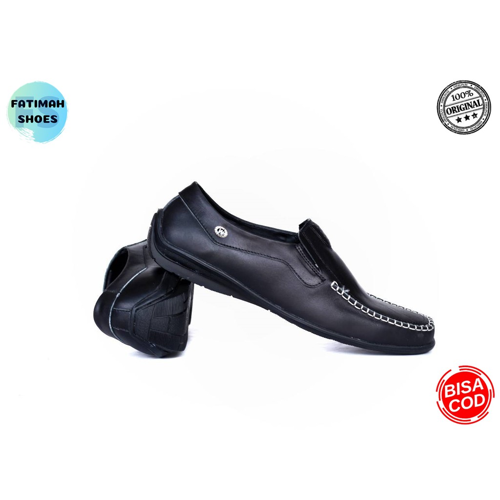 Sepatu Slip On Kulit Pria Original Sepatu Slop Kulit Sepatu Formal Kulit Pria Sepatu Pantofel Pria