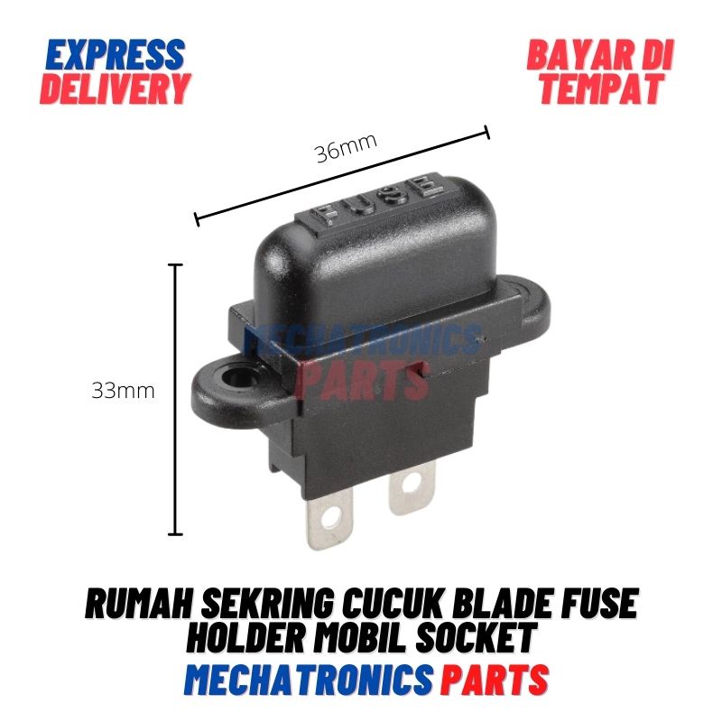 Rumah Sekring Cucuk Blade Fuse Holder Mobil Socket