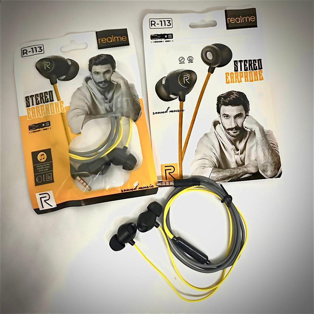 new~HEADSET REALME MA-20 HANDSFREE REALME EARPHONE REALME BUDS CLASSIC MA20 &amp; realme R112/R113/R50