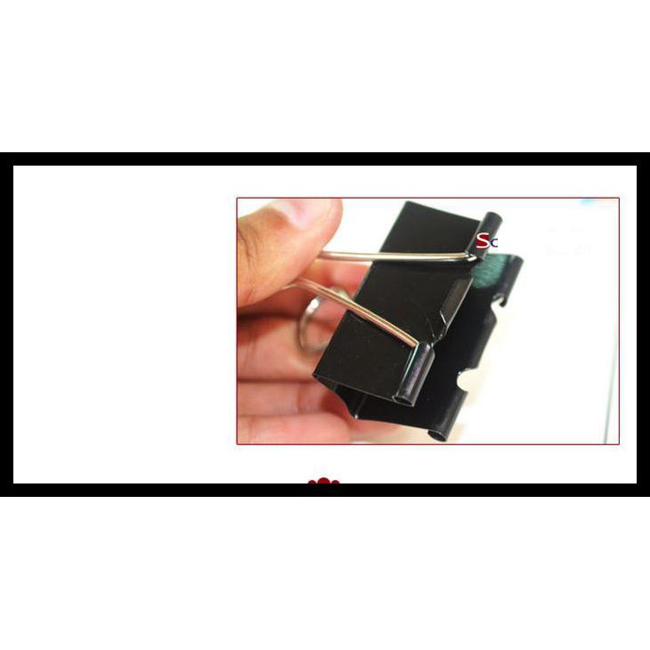 

Klip Buku, Binder Clips , Penjepit Kertas, Penjepit Buku, Klip Hitam