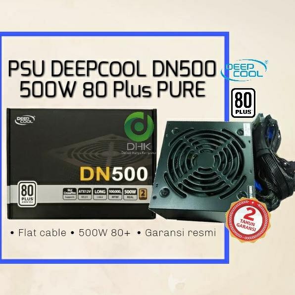 Psu Deepcool DN500 500W 80+ Flat cable