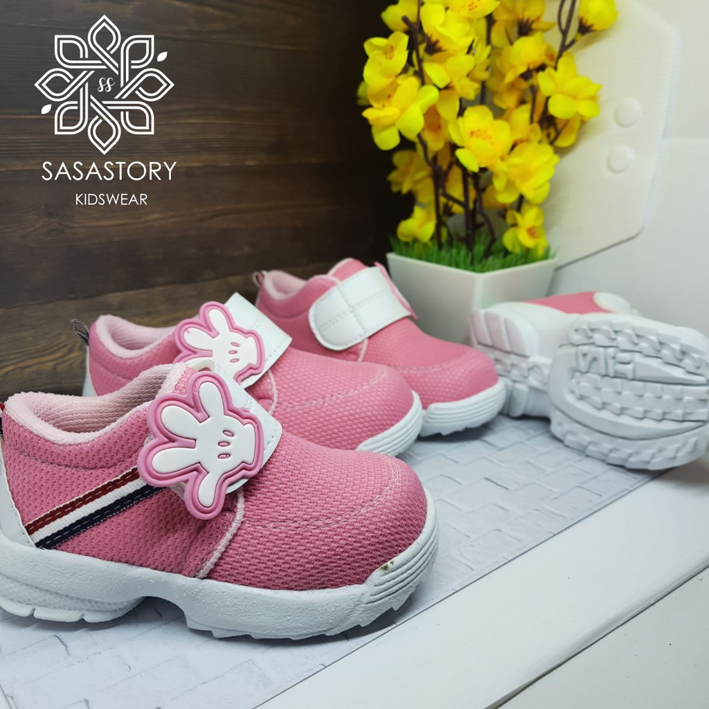 Sasatory Sepatu Anak Perempuan 1 2 3 Tahun Sepatu Sneaker Anak Perempuan Sepatu Sport Anak Sepatu Sport Anak Perempuan FA03