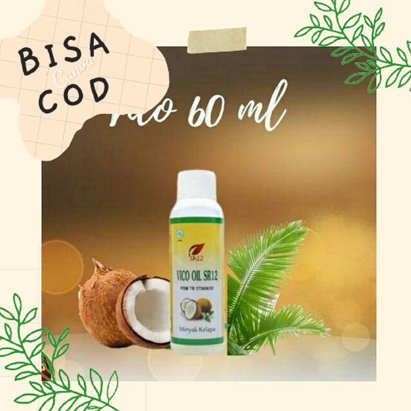 

ViCO SR12 60ml/ VCO/ virgin coconut oil/ minyak kelapa murni