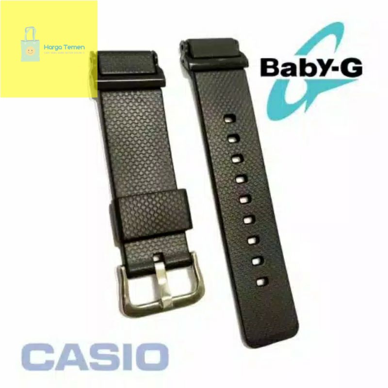 STRAP TALI JAM TANGAN CASIO BABY G BGA180 BGA 180 BGA-180 HITAM