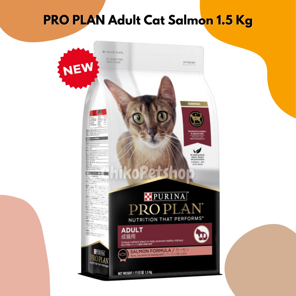 Makanan Kucing PRO PLAN Adult Salmon Freshpack 1.5 Kg | PROPLAN SALMON ADULT 1.5Kg