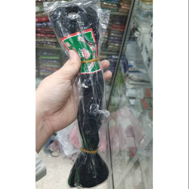 Tali Senar / Tali Elastis Hitam / Tali Karet 20 meter