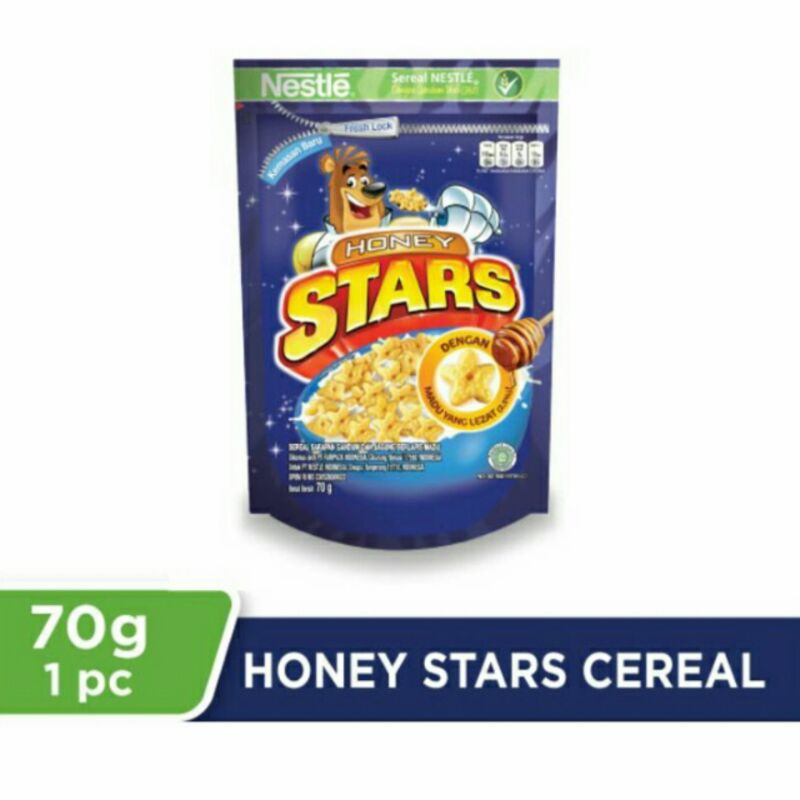 

Nestle Honey Stars 70G - Cereal Breakfast