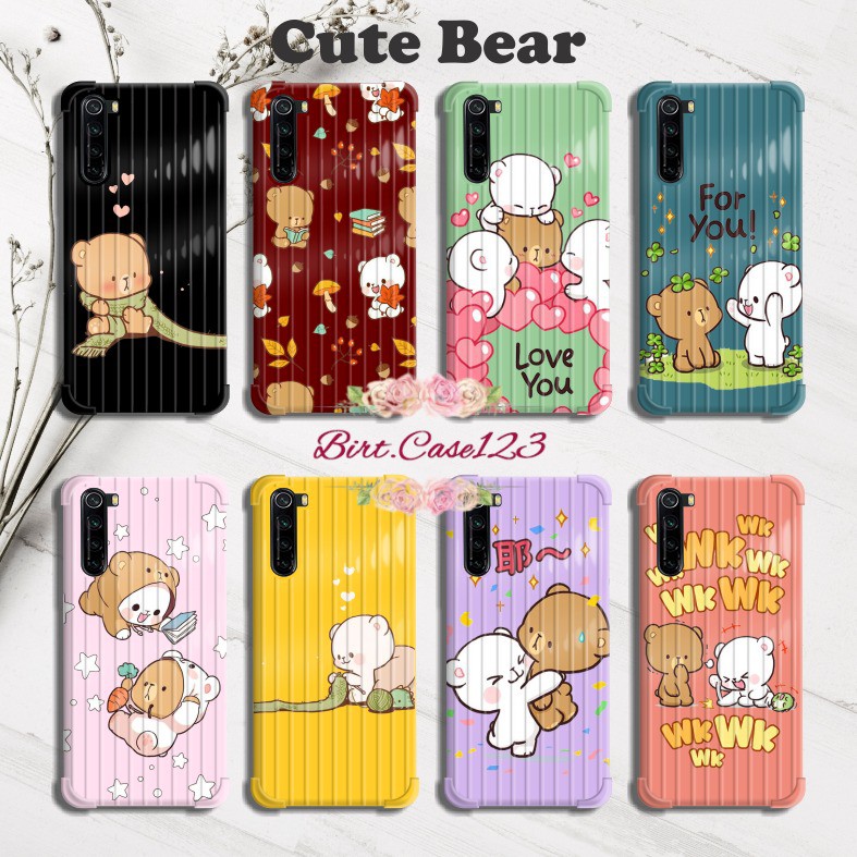 softcase CUTE BEARS Oppo A3s A1k A5 A9 2020 A7 F9 A5s A31 A52 A92 A37 A53 A83 F1s F11 Pro BC1341