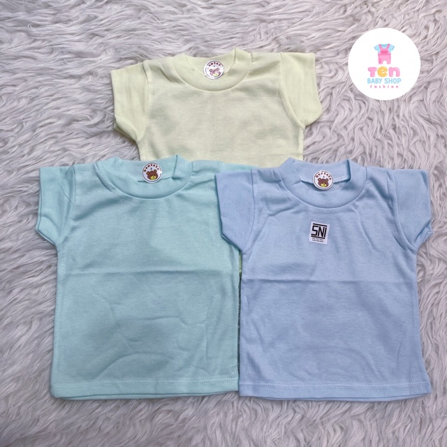 Kaos Oblong Bayi & Anak Tangan Pendek Bentata – Warna Polos