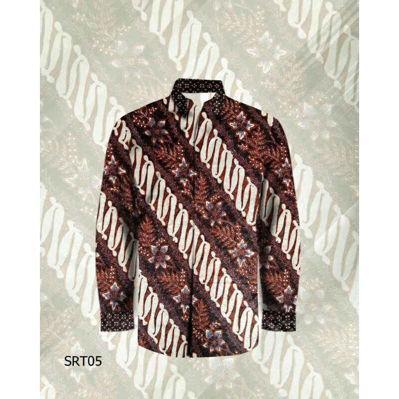 BAHAN BATIK KEMEJA TULIS SUTERA ASLI PEKALONGAN