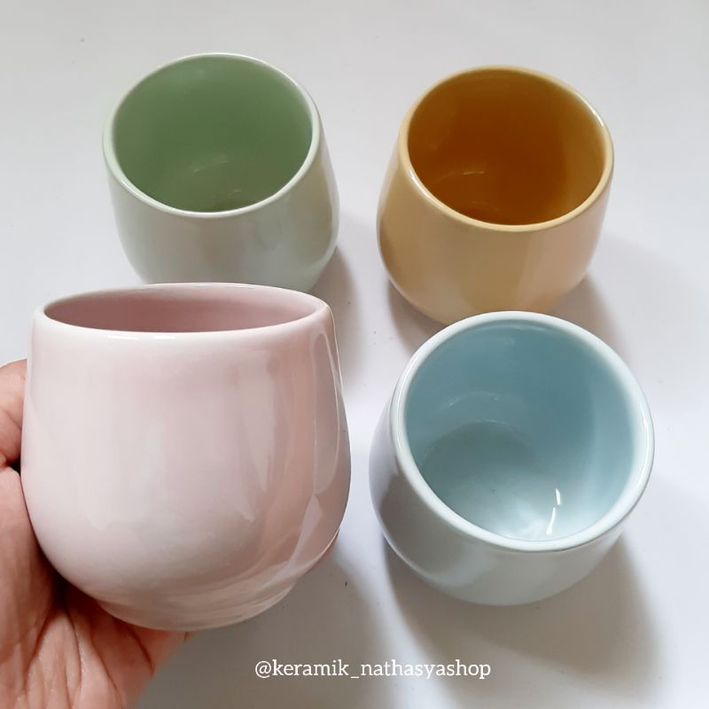 Mug Ocha/Mug Coffee Warna Pastel