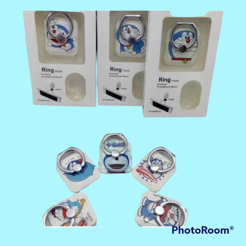 RING STAND / RING KARAKTER DORAEMON HELLO KITTY