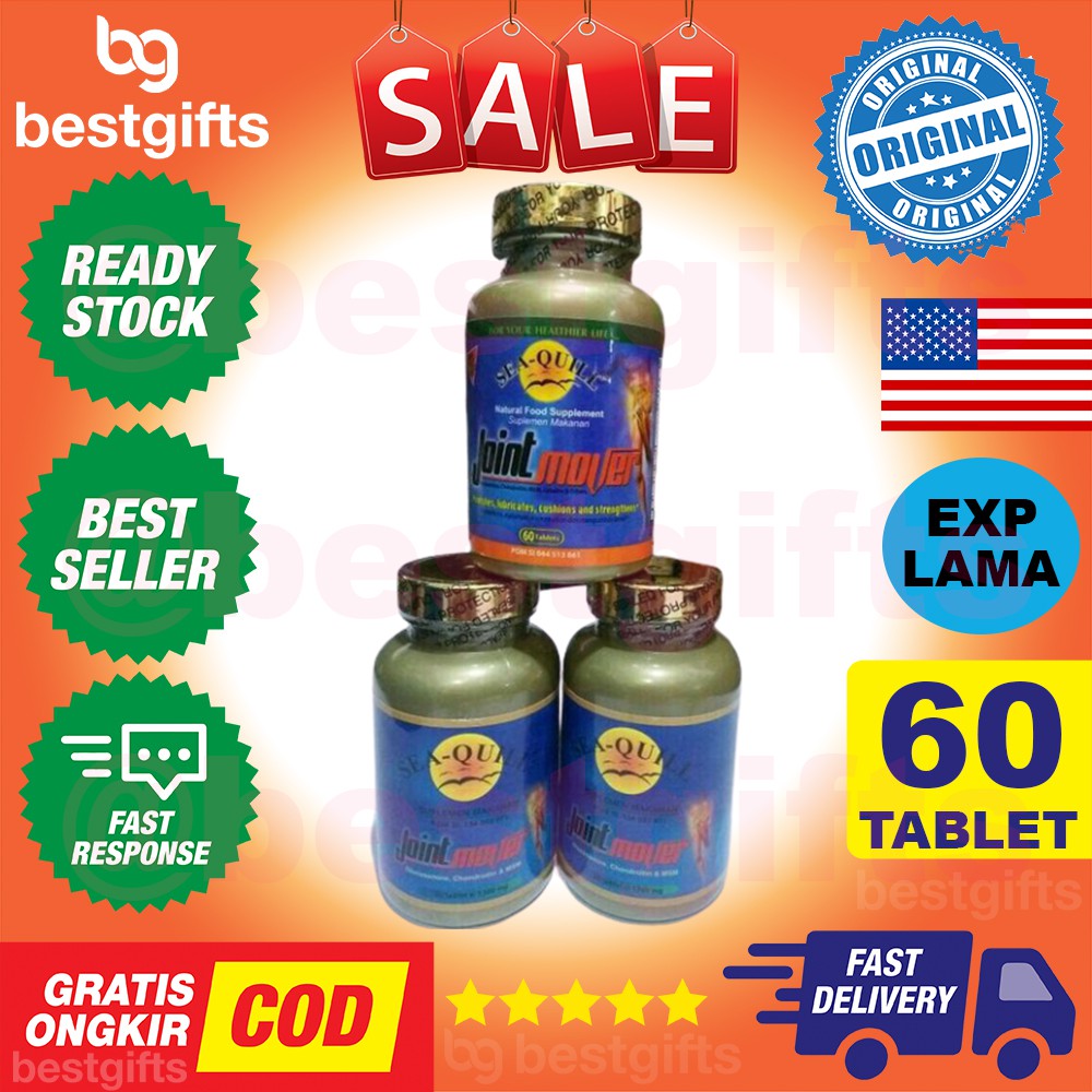 SEA-QUILL SEAQUILL SEA QUILL JOINT MOVER 1500 MG GLUCOSAMINE CHONDROITIN MSM SENDI TULANG 60 TABLET