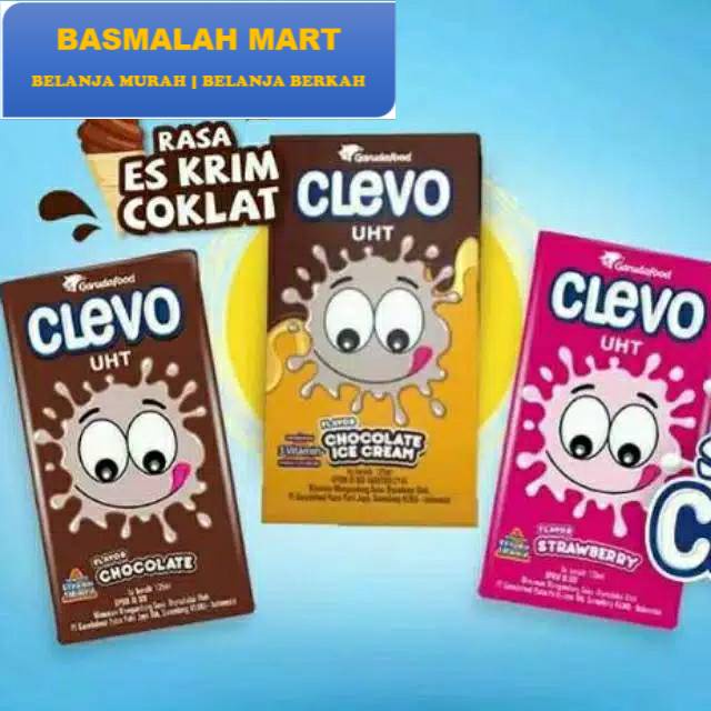 

Susu UHT Clevo eceran Murah Original (Ilham Berkah Mart)