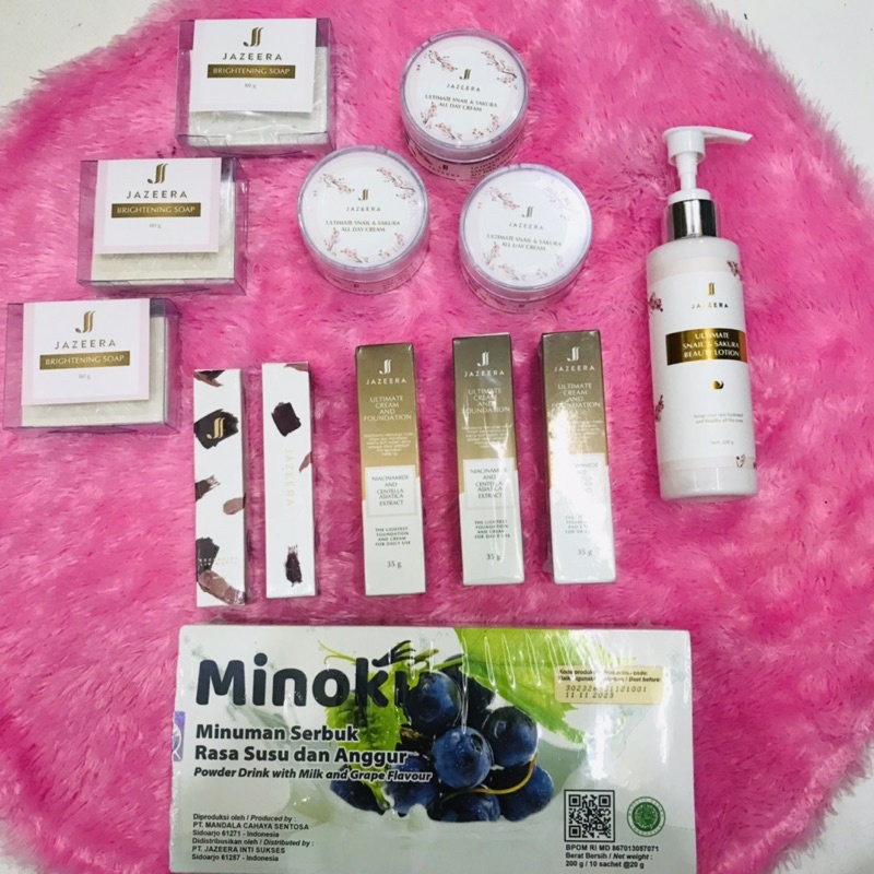 JAZEERA PAKET ALL DAY CREAM + MATTE LIP CREAM