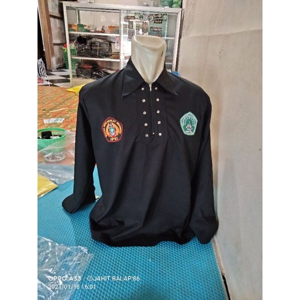 Baju pagar nusa polos resleting