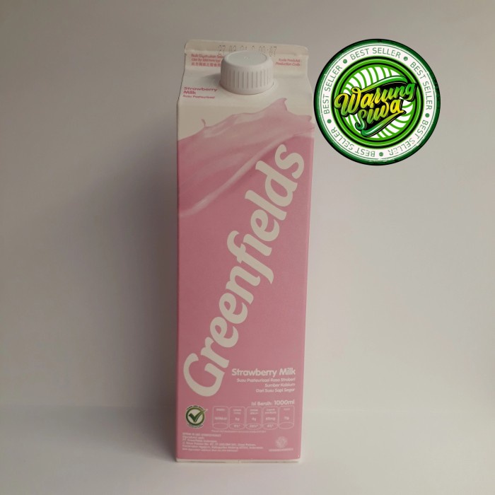 greenfields fresh milk strawberry 1000 ml
