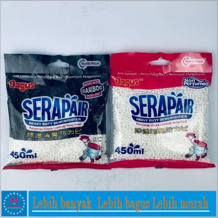 *SERAPAIR REFILL*PENYERAP UDARA LEMBAB YANG KUAT*450ml * PENYERAP LEMBAP