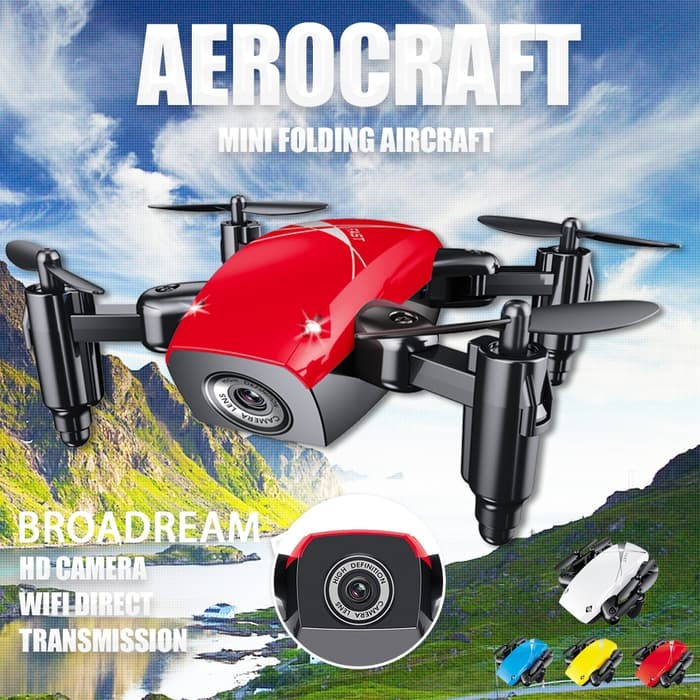 {adenastore} Drone S9Tracker Lipat Minidengan Kamera Wifi FPV Altitude Mode Limited