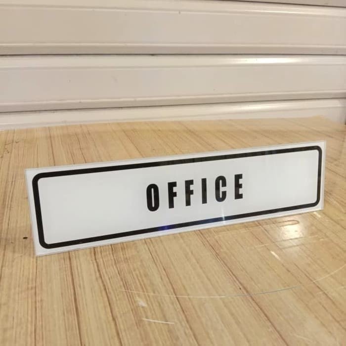 

SIGN AKRILIK OFFICE UKURAN 5X20CM
